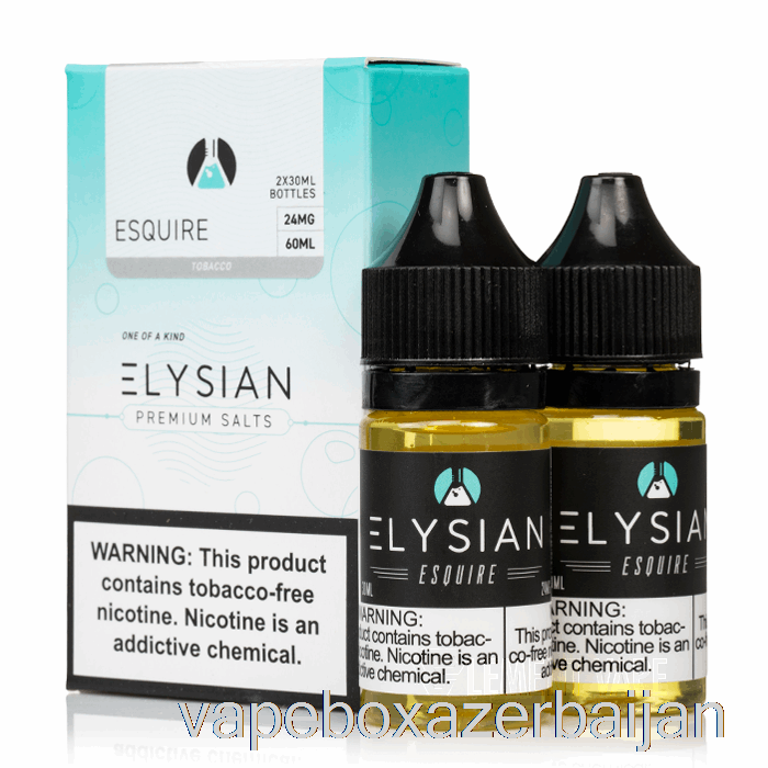 E-Juice Vape Esquire - Elysian Salts - 60mL 12mg
